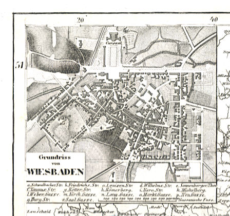 Meyer's Universal-Atlas (1830-1840)
72a. Grundriss von Wiesbaden