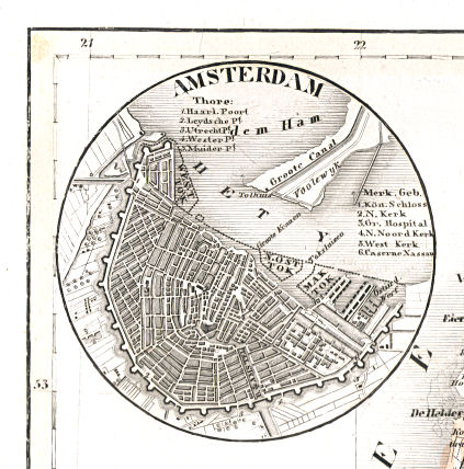 Meyer's Universal-Atlas (1830-1840)
74a. Amsterdam