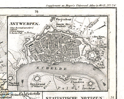 Meyer's Universal-Atlas (1830-1840)
75a. Antwerpen