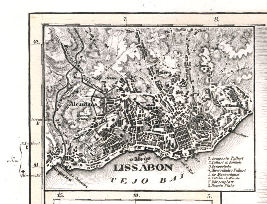 Meyer's Universal-Atlas (1830-1840)
76a. Lissabon