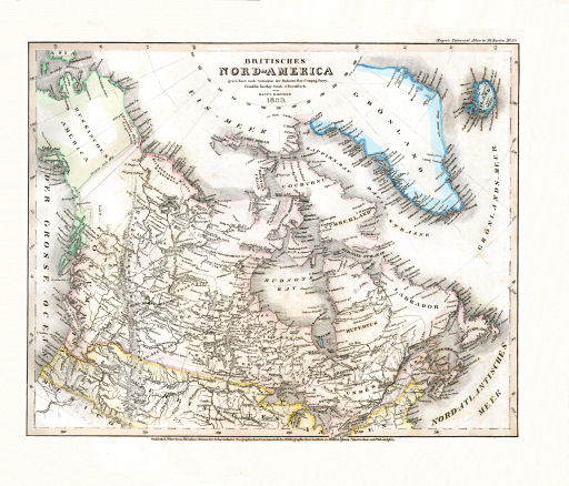 Meyer's Universal-Atlas (1830-1840)
82. Britisches Nord-America (Nº&nbsp;89, 1839)