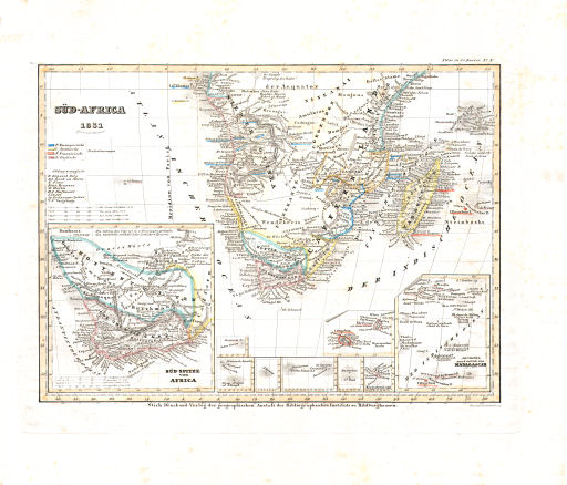 Meyer's Universal-Atlas (1830-1840)
85. Süd-Africa (Nº&nbsp;10, 1831)