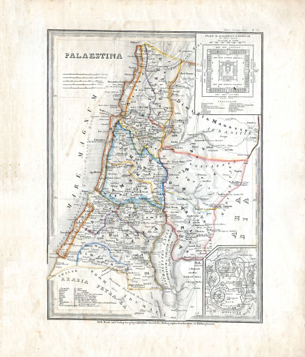 Meyer's Zeitungs-Atlas (1849-1852)
9. Palaestina (Nº&nbsp;65)