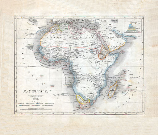 Meyer's Zeitungs-Atlas (1849-1852)
16. Africa (Nº&nbsp;95, 1850)