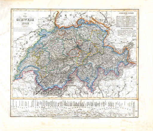 Meyer's Zeitungs-Atlas (1849-1852)
22. Die Schweiz (Nº&nbsp;33, 1849)