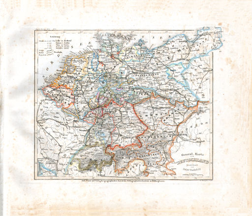 Meyer's Zeitungs-Atlas (1849-1852)
23. General-Karte von Deutschland (Nº&nbsp;9)