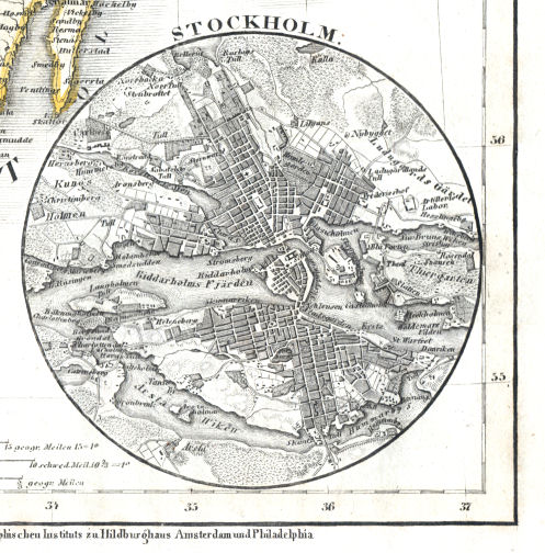 Meyer's Zeitungs-Atlas (1849-1852)
31a. Stockholm