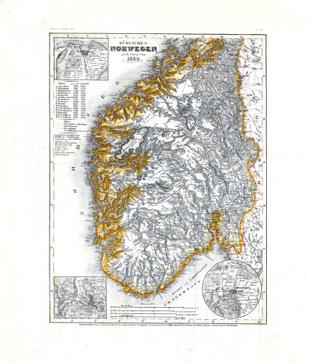 Meyer's Zeitungs-Atlas (1849-1852)
32. Südliches Norwegen (Nº&nbsp;46, 1849)