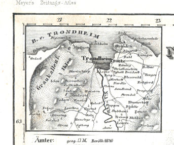 Meyer's Zeitungs-Atlas (1849-1852)
32a. Trondheim