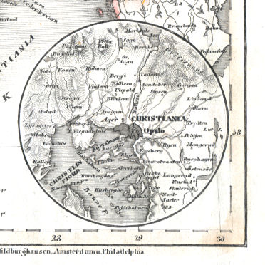 Meyer's Zeitungs-Atlas (1849-1852)
32c. Christiania