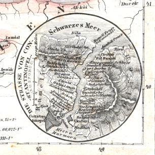 Meyer's Zeitungs-Atlas (1849-1852)
38b. Die Strasse von Constantinopel (Bosporus)