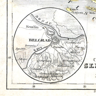 Meyer's Zeitungs-Atlas (1849-1852)
39b. Belgrad
