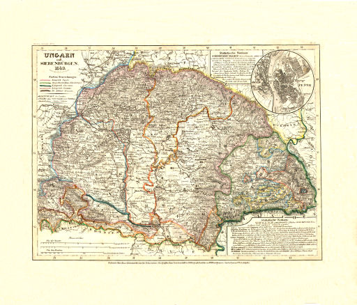 Meyer's Zeitungs-Atlas (1849-1852)
42. Ungarn und Siebenbürgen (Nº&nbsp;13, 1849)