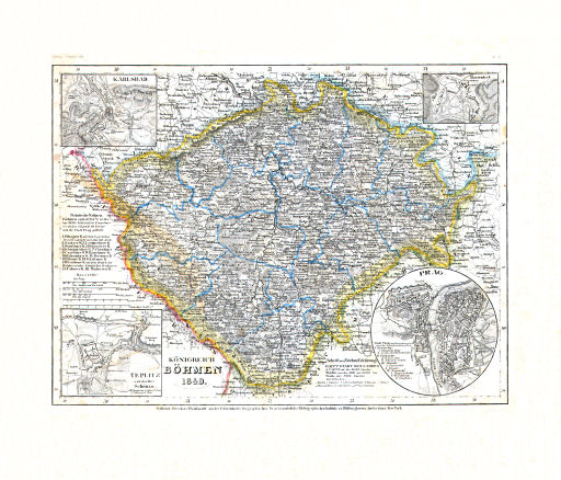 Meyer's Zeitungs-Atlas (1849-1852)
43. Königreich Böhmen (Nº&nbsp;51, 1849)