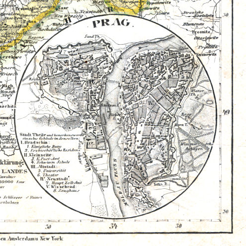 Meyer's Zeitungs-Atlas (1849-1852)
43d. Prag