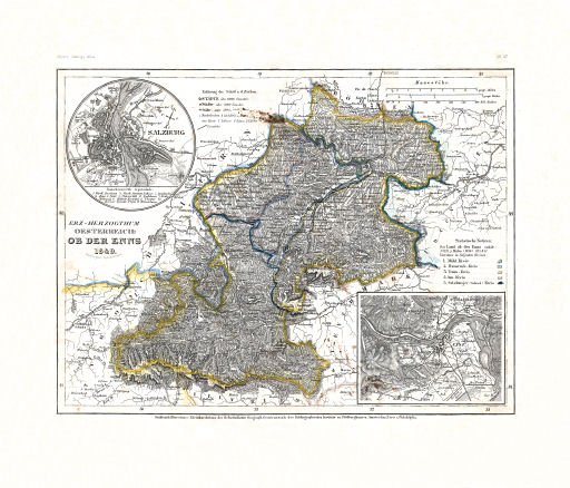 Meyer's Zeitungs-Atlas (1849-1852)
45. Erz-Herzogthum Oesterreich: ob der Enns (Nº&nbsp;47, 1849)