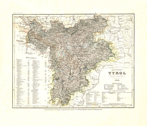 Meyer's Zeitungs-Atlas (1849-1852)
47. Grafschaft Tyrol (Nº&nbsp;118, 1852)