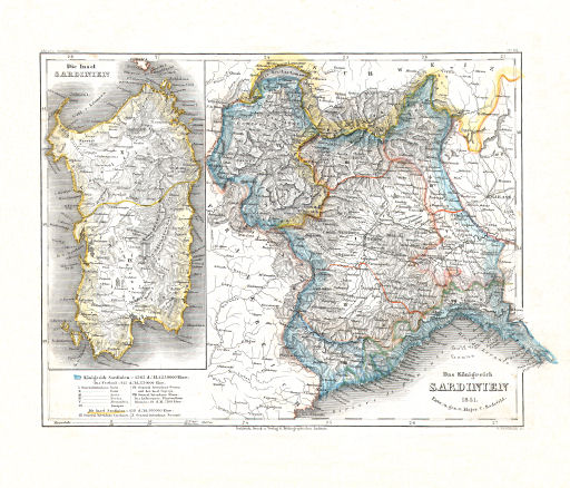 Meyer's Zeitungs-Atlas (1849-1852)
50. Das Königreich Sardinien (Nº&nbsp;114, 1851)