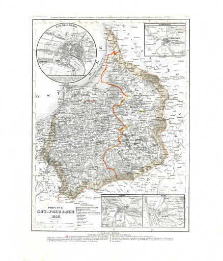 Meyer's Zeitungs-Atlas (1849-1852)
55. Provinz Ost-Preussen (Nº&nbsp;39, 1849)