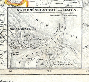 Meyer's Zeitungs-Atlas (1849-1852)
58f. Swinemünde, Stadt und Hafen