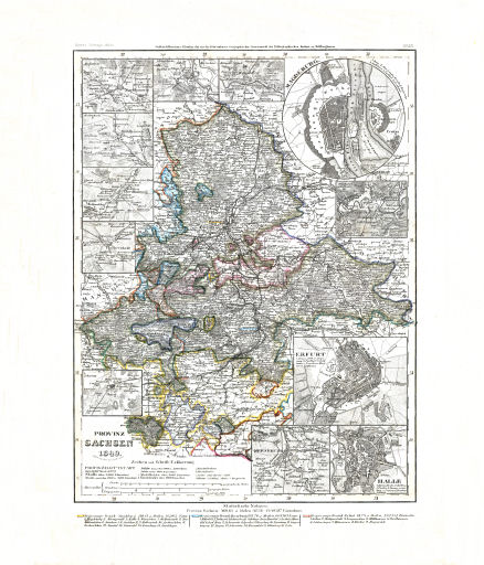 Meyer's Zeitungs-Atlas (1849-1852)
60. Provinz Sachsen (Nº&nbsp;23, 1849)