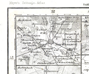 Meyer's Zeitungs-Atlas (1849-1852)
60a. Nordhausen