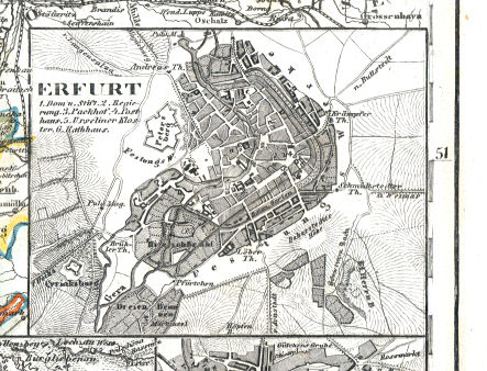 Meyer's Zeitungs-Atlas (1849-1852)
60j. Erfurt