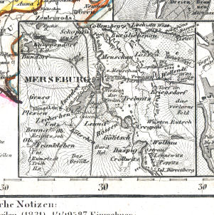 Meyer's Zeitungs-Atlas (1849-1852)
60k. Merseburg