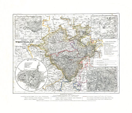 Meyer's Zeitungs-Atlas (1849-1852)
61. Provinz Westphalen (Nº&nbsp;53, 1849)