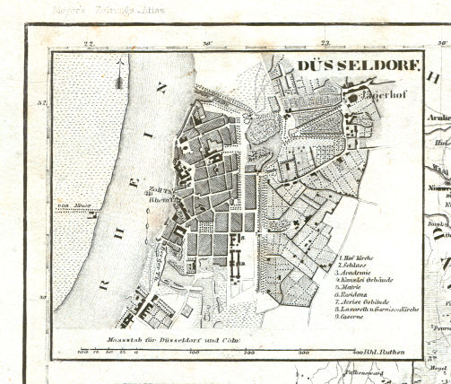 Meyer's Zeitungs-Atlas (1849-1852)
62a. Düsseldorf