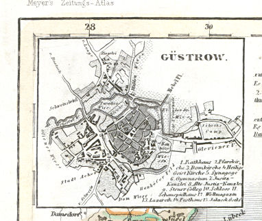 Meyer's Zeitungs-Atlas (1849-1852)
66a. Güstrow