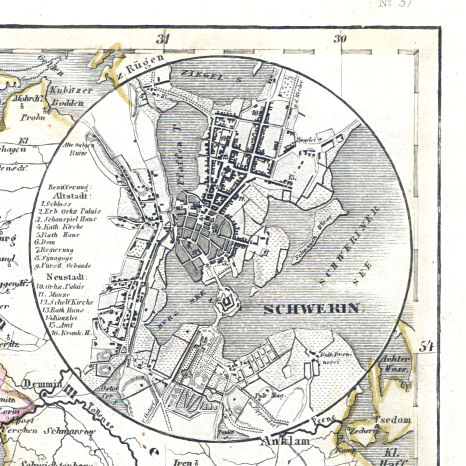 Meyer's Zeitungs-Atlas (1849-1852)
66b. Schwerin