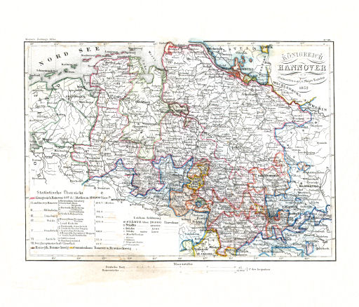Meyer's Zeitungs-Atlas (1849-1852)
69. Königreich Hannover (Nº&nbsp;121, 1852)