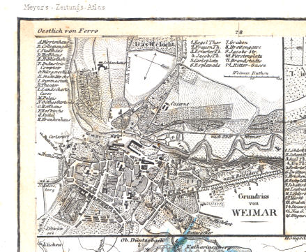Meyer's Zeitungs-Atlas (1849-1852)
74a. Grundriss von Weimar