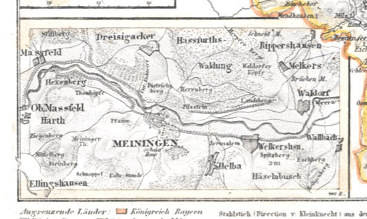 Meyer's Zeitungs-Atlas (1849-1852)
75b. Meiningen