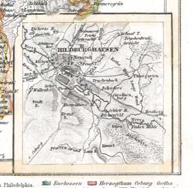 Meyer's Zeitungs-Atlas (1849-1852)
75c. Hildburghausen