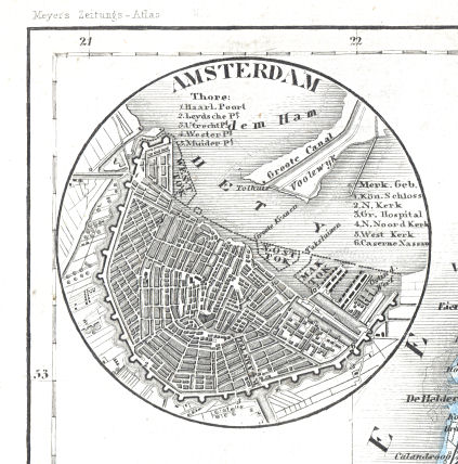 Meyer's Zeitungs-Atlas (1849-1852)
81a. Amsterdam