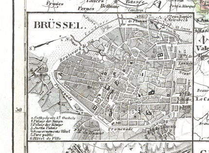 Meyer's Zeitungs-Atlas (1849-1852)
82b. Brüssel