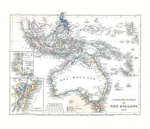 Meyer's Zeitungs-Atlas (1849-1852)
87. Asiatischer Archipel und Neu Holland (Nº&nbsp;15, 1849)