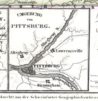 Meyer's Zeitungs-Atlas (1849-1852)
92e. Umgebung von Pittsburgh