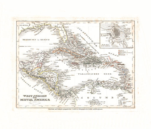 Meyer's Zeitungs-Atlas (1849-1852)
97. West Indien und Mittel America (Nº&nbsp;57)