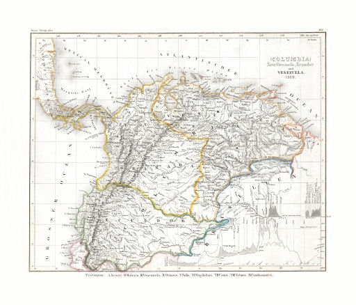 Meyer's Zeitungs-Atlas (1849-1852)
99. (Columbia) Neu-Granada, Ecuador und Venezuela (Nº&nbsp;17, 1849)