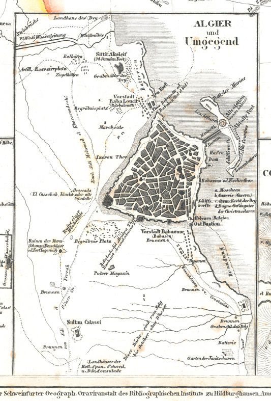 Meyer's Zeitungs-Atlas (1849-1852)
103b. Algier und Umgegend