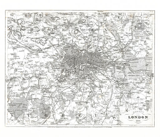 Meyer's Zeitungs-Atlas (1849-1852)
106. Gegend von London (Nº&nbsp;52, 1849)