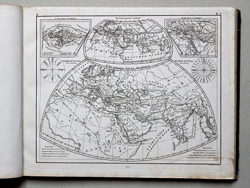 Brockhaus, Bilder-Atlas Conversations-Lexikon, II, 1856
275 (9). Geographie des Alterthums