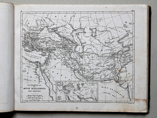 Brockhaus, Bilder-Atlas Conversations-Lexikon, II, 1856
417 (10). Die Feldzüge und das Reich Alexander's des Grossen