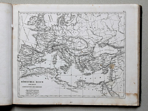 Brockhaus, Bilder-Atlas Conversations-Lexikon, II, 1856
425 (11). Römisches Reich zur Zeit Constantin's des Grossen