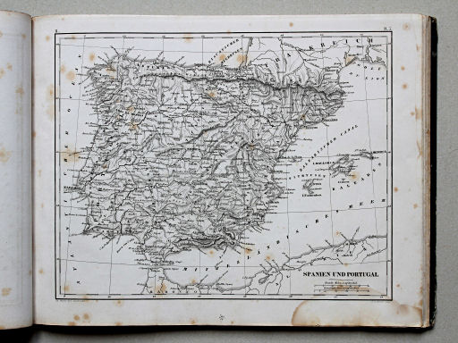 Brockhaus, Bilder-Atlas Conversations-Lexikon, II, 1856
377 (16). Spanien und Portugal