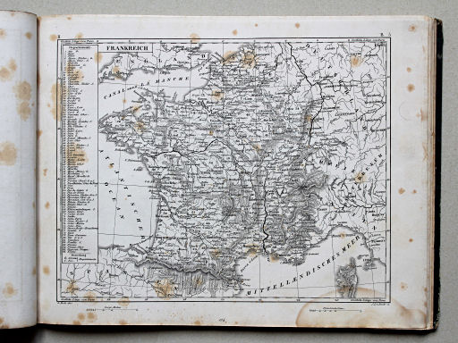 Brockhaus, Bilder-Atlas Conversations-Lexikon, II, 1856
124 (17). Frankreich