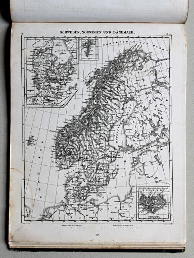 Brockhaus, Bilder-Atlas Conversations-Lexikon, II, 1856
327 (22). Schweden, Norwegen und Dänemark